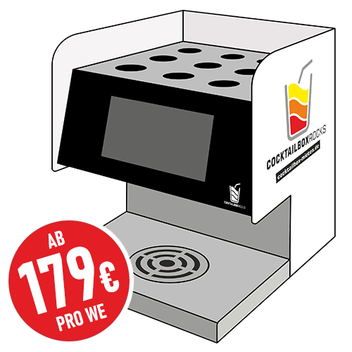 Cocktailmaschine mieten – Cocktailbox
